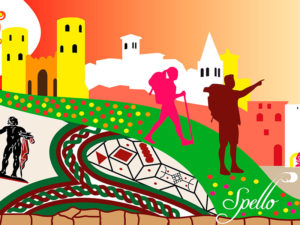 Bozzetto infiorata Villa Mosaici